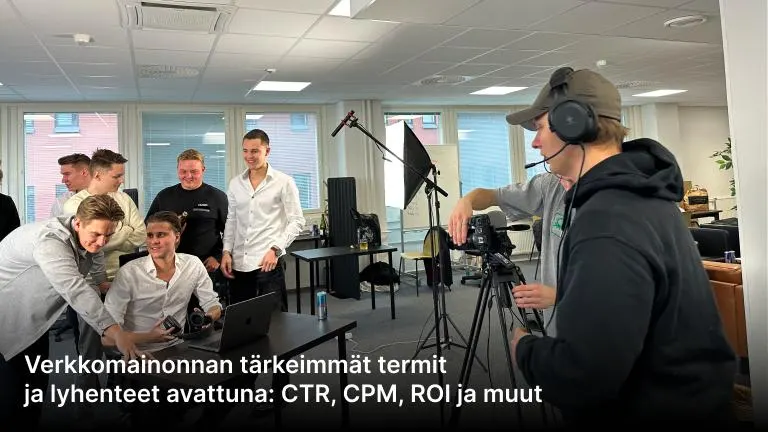 Verkkomainonnan tärkeimmät termit ja lyhenteet avattuna: CTR, CPM, ROI ja muut